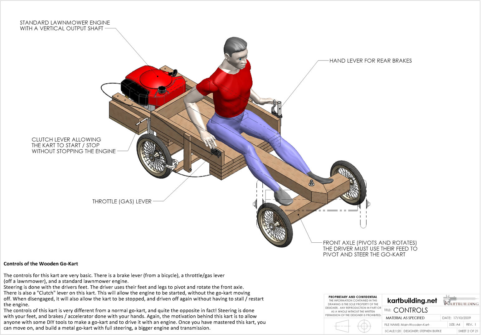 Homemade Wooden Go Kart Plans