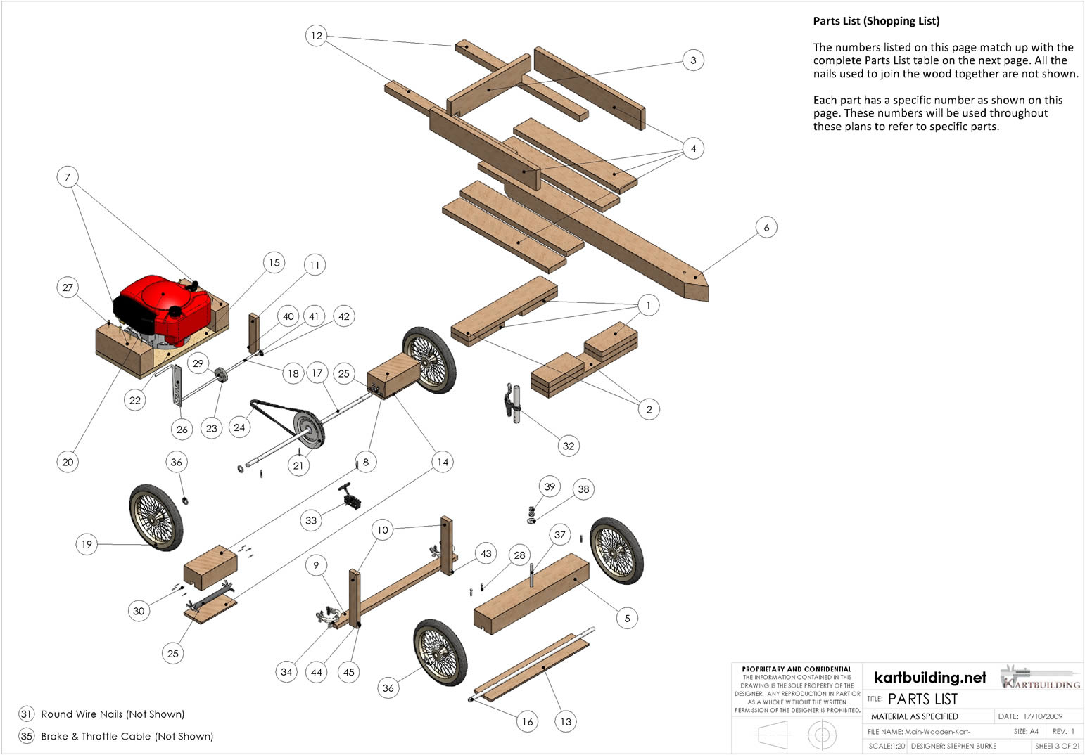 Wooden Go Kart Plans