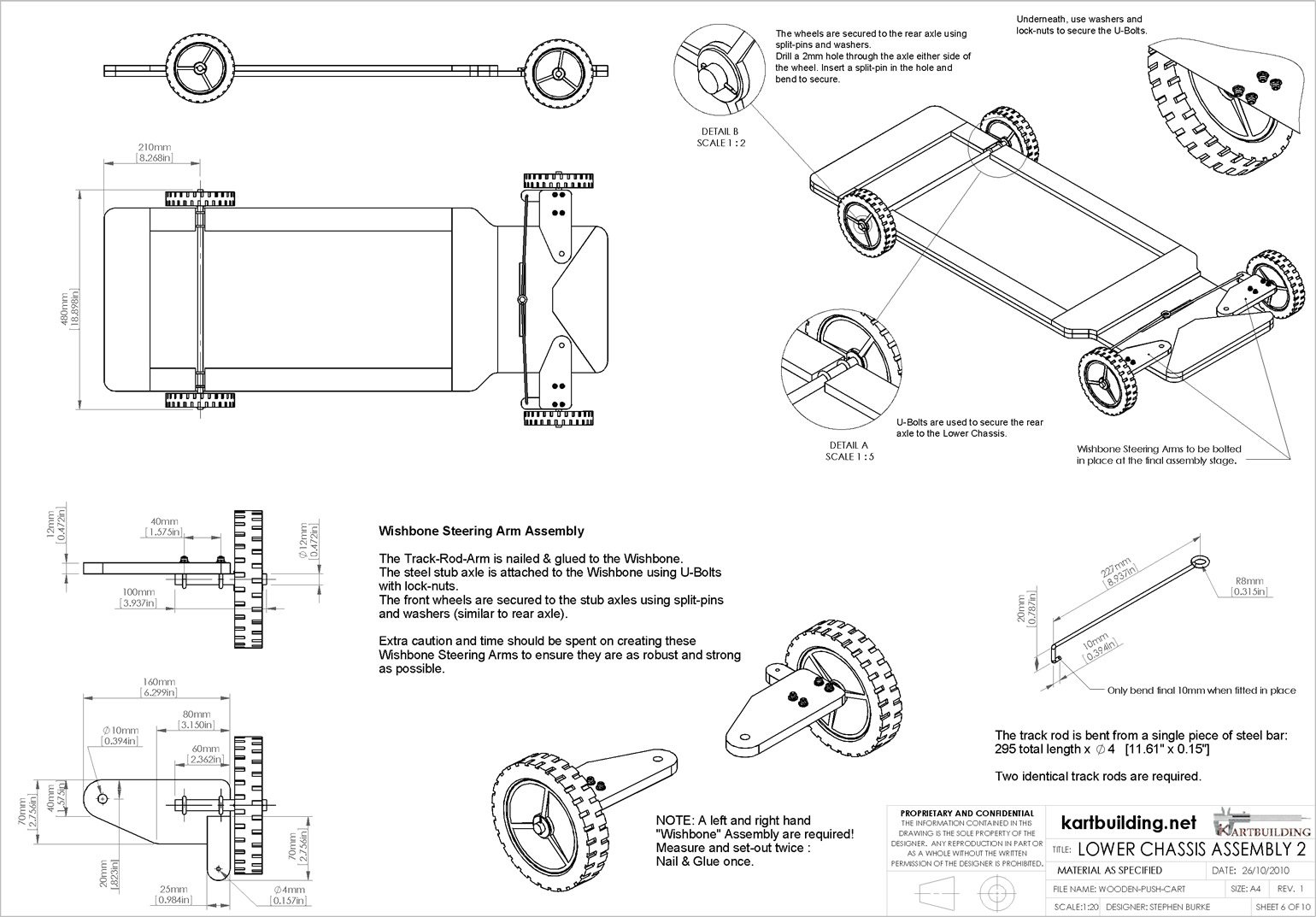 Wooden Go Kart Frame